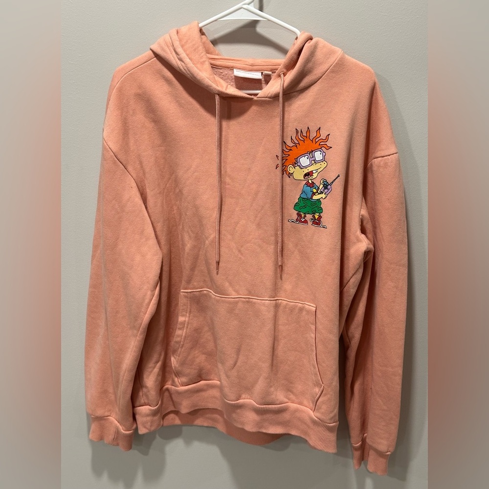 Nickelodeon Peach Graphic Hoodie Size XL